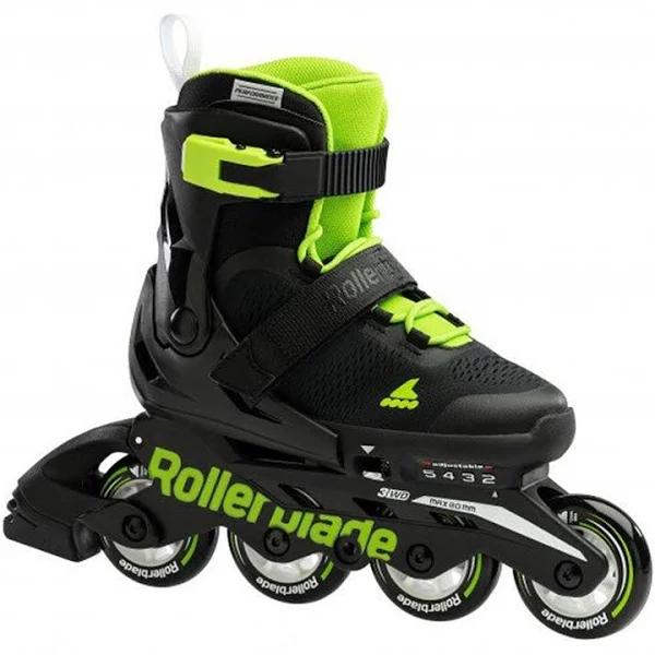 Rollerblade Microblade Junior Inline Skates Black EU 33-36 1/2 07221900T83210