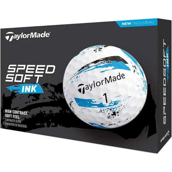 The House of Golf | TaylorMade 2024 SpeedSoft Ink Golf Balls Blue / 1 Dozen