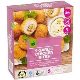 Woolworths Garlic Chicken Bites 360g