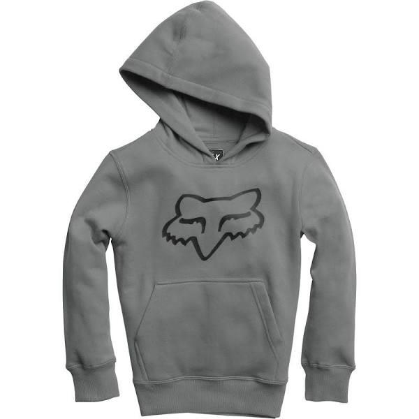 Fox Youth Legacy Pullover Fleece Hoodie - Heather Graphite XL