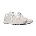 New Balance Unisex 574 Pink/White - Size 4.5