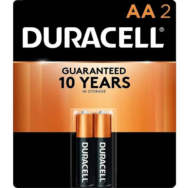 Duracell AA Alkaline Battery (Pack of 2)