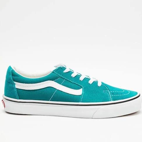 Vans - Green Low-Tops - Sk8-Low - Unisex - Size M8/W9.5 at The Iconic