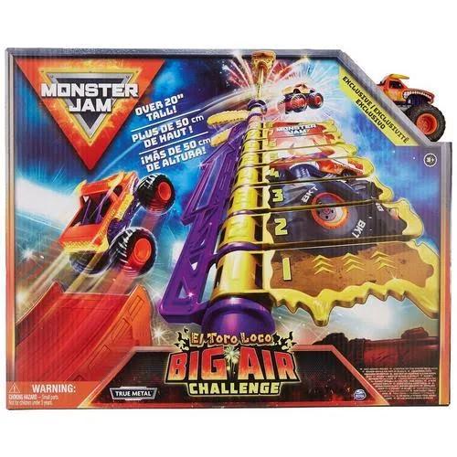 Monster Jam Playset 1:64 El Toro Loco Big Air Challenge