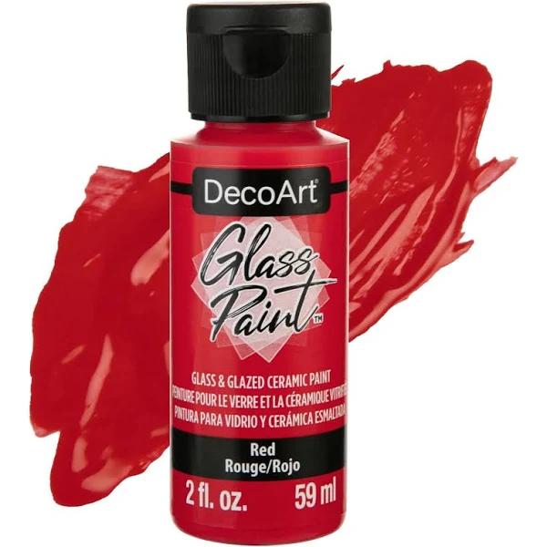 DecoArt Glass Paint 2oz - Red