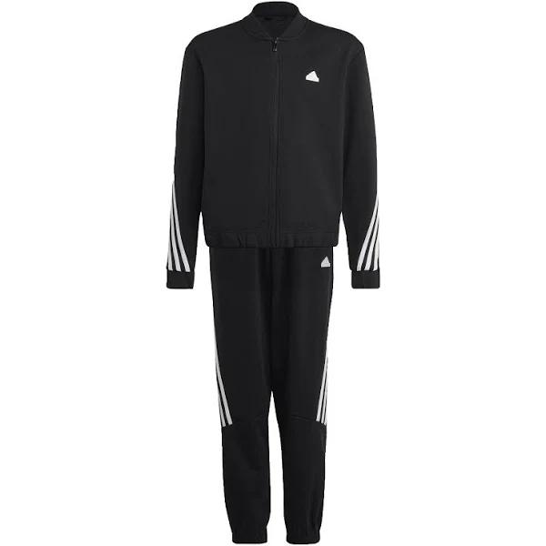 Adidas Future Icons 3 Stripes Tracksuit Black White Kids - 128