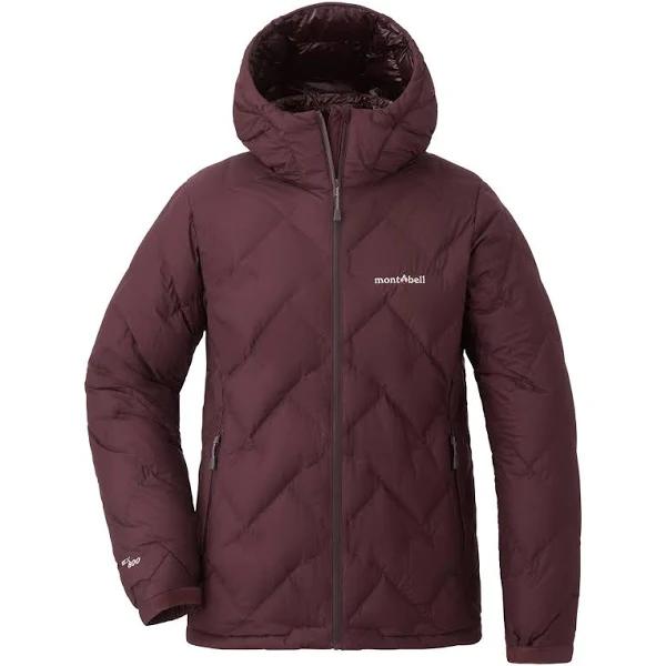 Montbell Womens Permafrost Light Down Parka Maroon / L