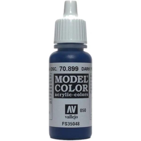 Vallejo Acrylic Paint Model Colour Dark Prussian Blue 17ml