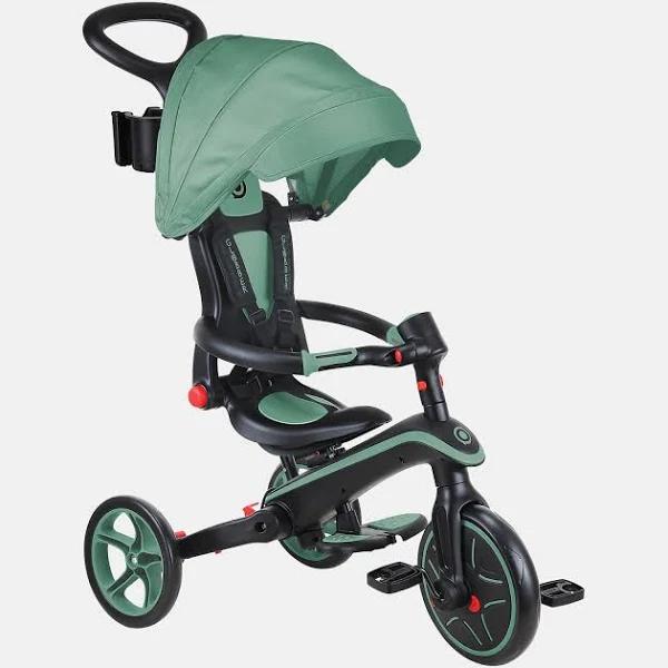 Globber Explorer Trike 4 in 1 Foldable - Olive