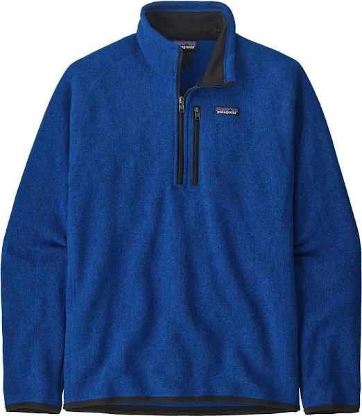 Patagonia Better Sweater 1/4 Zip Jacket Electric Blue - XS