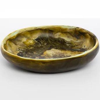 Dinosaur Designs Medium Resin Earth Bowl - Malachite AU482901