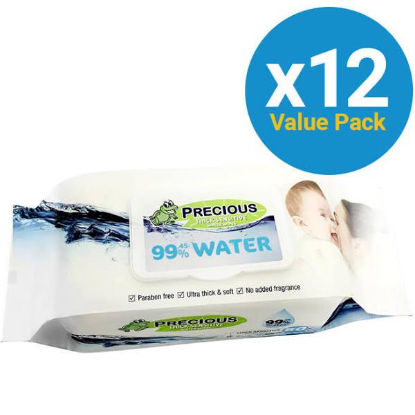 Precious - Water Wipes 960 Wipes (80 x12) Box