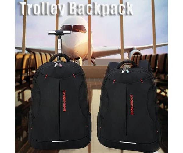 Travel Bag 18 Inch Rolling Shoulders Backpack Trolley Luggage Suitcase Large Capacity Cabin Suitcases Business Laptop Bag