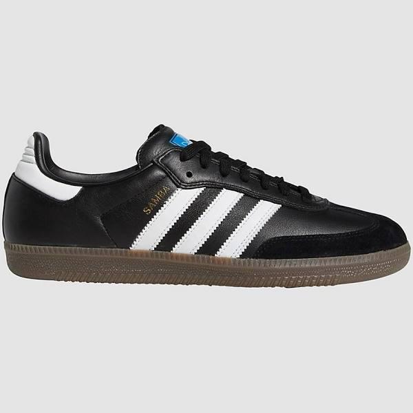 adidas-Samba ADV Shoes-Men-Core Black / Cloud White / Gum-M 8 / W 9