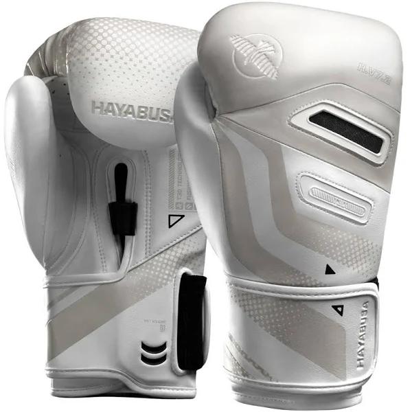 Hayabusa T3D Boxing Gloves Ivory White / 12oz