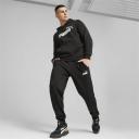 Essentials+ Two-Tone Logo Men's Pants in Black/White, Size Large, Cotton/Polyester by Puma