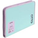 Otto Recycled Zip Expansion File Pink