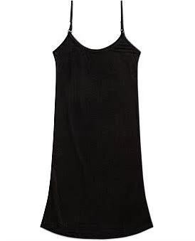 David Jones Silk Full Slip in Black, Size 12 AU