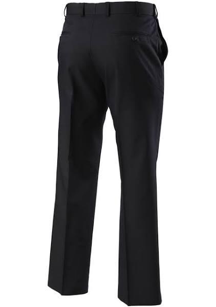 Hard Yakka Workwear - Permanent Press Plain Front Pant - Black - 102S