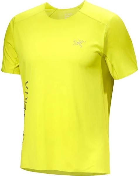 Arcteryx Norvan Downword Logo Mens Short Sleeve Running T-Shirt - Euphoria - XL