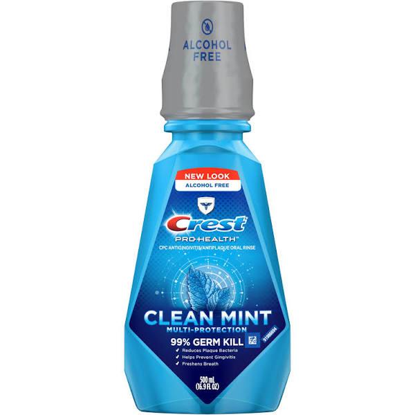 Crest Pro-Health Multi Protection Clean Mint Mouthwash, 16.9 fl oz