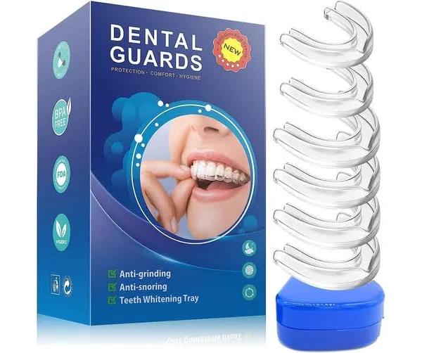 Mouth Guard for Teeth Grinding, Mouth Guard for Sleeping Best Gum Shield for Grinding Teeth&Clenching at Night, Reusable Mouth Guards Grinding Teeth 