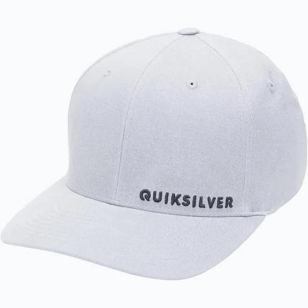 Quiksilver Sidestay Flexfit Cap in Heather Grey Slate L-XL