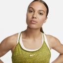 Nike Dri-FIT One Women's Printed Crop Tank Top - 50% Recycled Polyester - Green