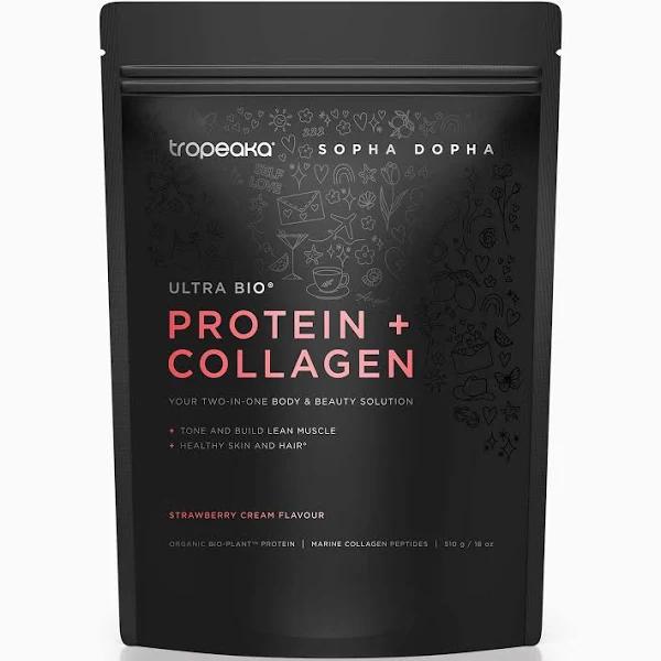 Tropeaka x Sopha Dopha Protein + Collagen, Strawberry Cream