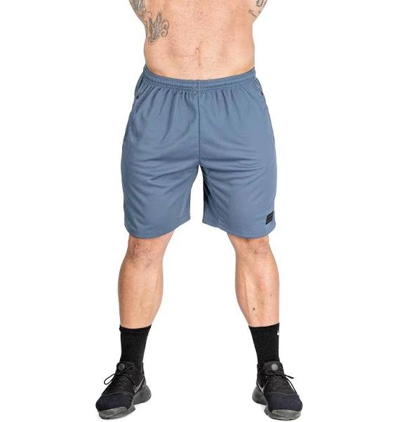 Mens Hauler II Gym Shorts Grey | Bodybuilding Powerlifting Iron Tanks, 2XL