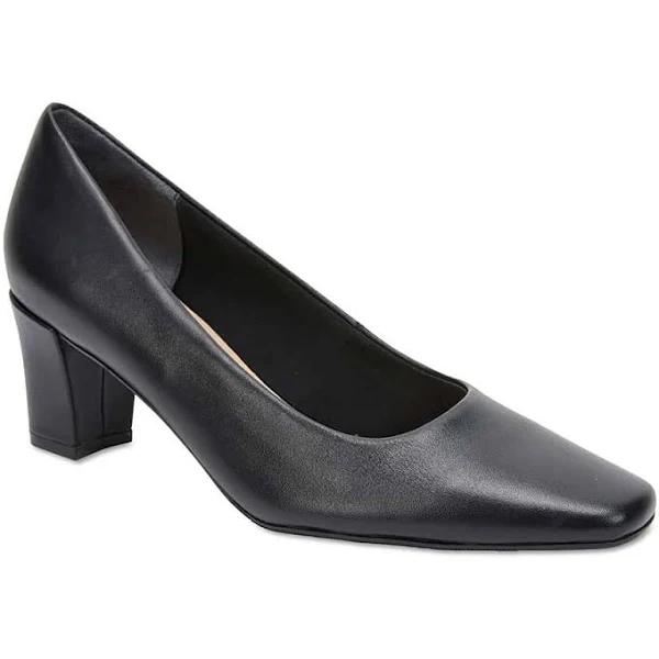 Easy Steps Nicole Black Glove Heeled Shoe Black 5