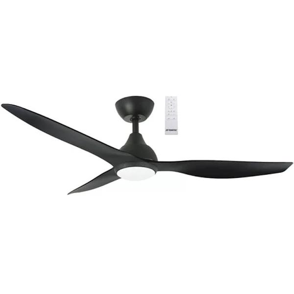 Martec Avoca Smart Wifi 52" (1320mm) Ceiling Fan with 20W LED Light and Remote Black