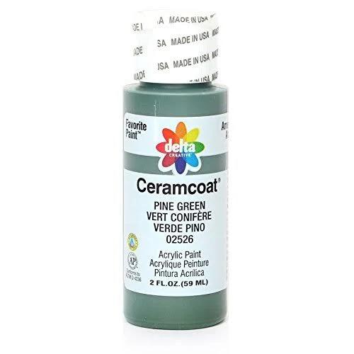 Pine Green/Semi-Opaque CERAMCOAT Acrylic Paint 2 Ounces 2000-2526