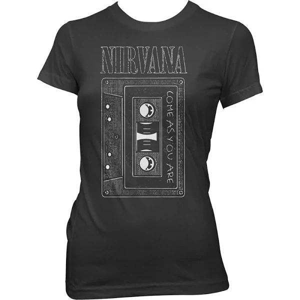 Nirvana - As You Are Tape Ladies XX-Large T-Shirt - Black