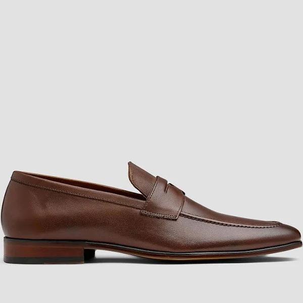 AQ by Aquila Penley Leather Loafers Brown 46