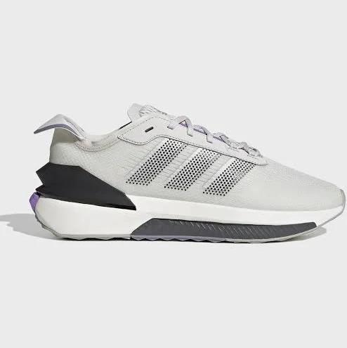 adidas-Avryn Shoes-Unisex-Grey One / Silver Metallic / Core White-9