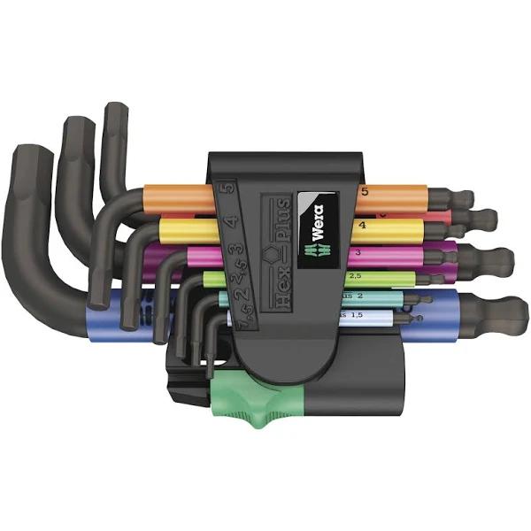 Wera 05133164001 950/9 Hex-Plus Multicolour 2 L-Key Set