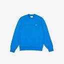 Lacoste Men's Classic Fit Crew Neck Fleece Sweatshirt Blue Size L