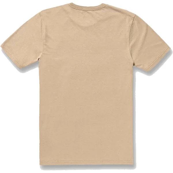 Volcom Solid Short Sleeve Tee Khaki XL / Brown