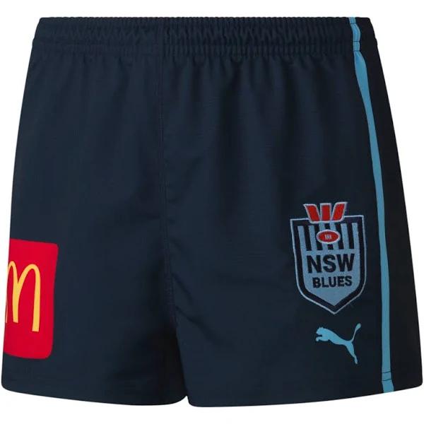 NSW Blues Men's Replica Short in Dark Sapphire/Nsw Blues, Size Small by Puma