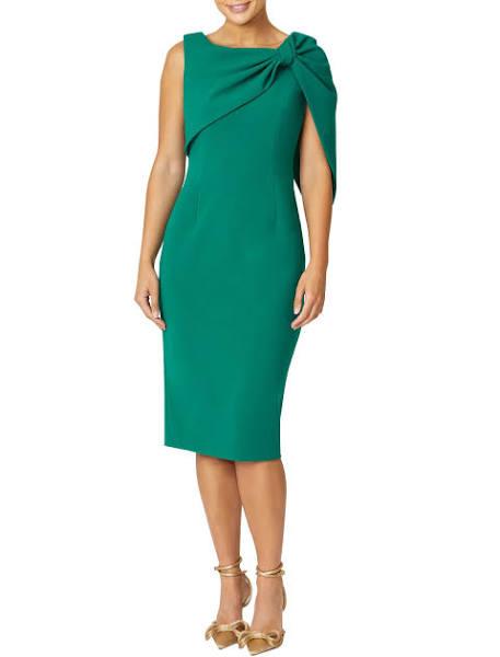 David Jones Anthea Crawford Freya Dress in Jade, Size 8 AU