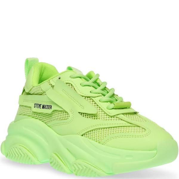 Steve Madden Women's Possession Sneakers, Lime, Size 8