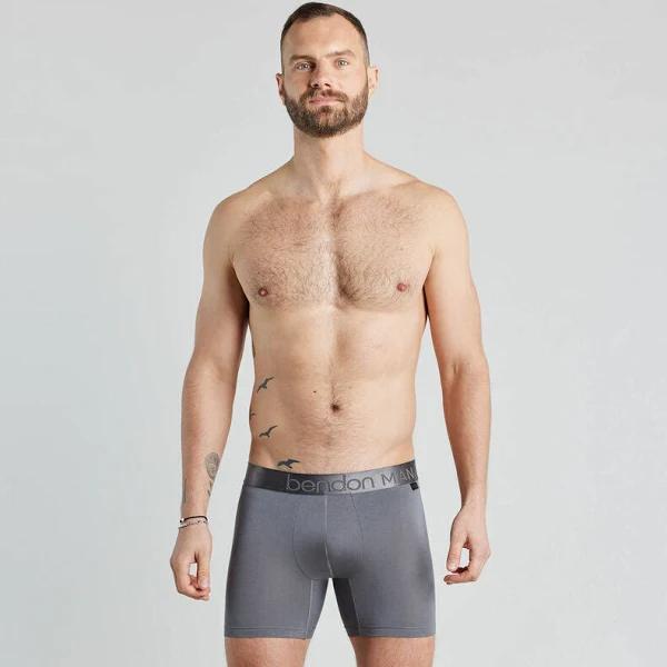 Bamboo Mens Trunk in Ash | Bendon Lingerie S