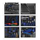 Kincrome K1968B Contour 60" 12 Drawer Trolley Tool Kit Black 454-Piece