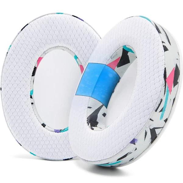 Ath M50x Replacement Earpads - Hybrid Cooling Gel, 90s White