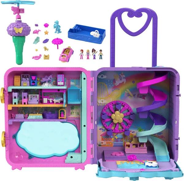 Polly Pocket Pollyville Resort Roll Away Playset