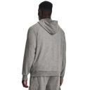 Under Armour Mens Rival Fleece Big Logo Hoodie - Grey 3XL