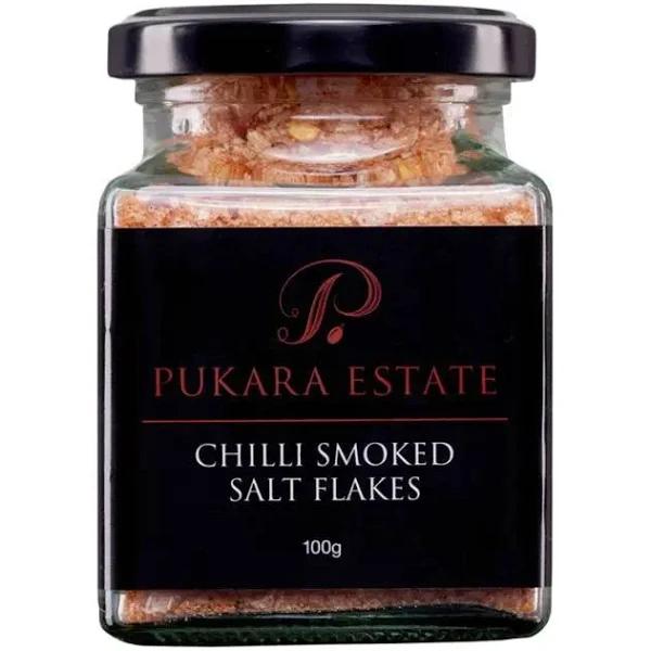 Pukara Estate Chilli Smoked Salt Flakes 100g