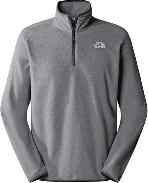 The North Face 100 Glacier 1/4 Zip Fleece Greyish - XL