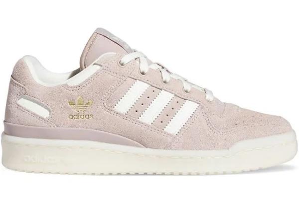 adidas-Forum Low CL Shoes-Women-Grey / Ivory / Sand Strata-7.5